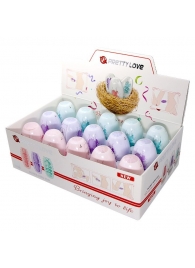 Набор из 15 мини-мастурбаторов Fantastic Egg Hard Boiled - Baile - в Ижевске купить с доставкой