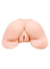 Телесная вибровагина Julie с 2 рабочими отверстиями - Baile - в Ижевске купить с доставкой