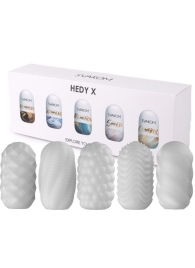Набор из 5 мастурбаторов Hedy X5 Mixed - Svakom - в Ижевске купить с доставкой