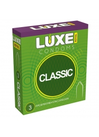 Гладкие презервативы LUXE Royal Classic - 3 шт. - Luxe - купить с доставкой в Ижевске