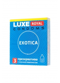 Текстурированные презервативы LUXE Royal Exotica - 3 шт. - Luxe - купить с доставкой в Ижевске