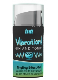 Жидкий интимный гель с эффектом вибрации Vibration! Gin   Tonic - 15 мл. - INTT - купить с доставкой в Ижевске