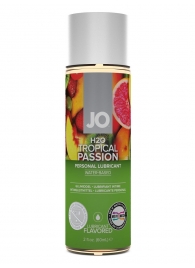 Лубрикант на водной основе с ароматом тропических фруктов JO Flavored Tropical Passion - 60 мл. - System JO - купить с доставкой в Ижевске