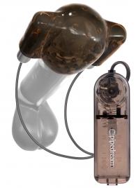 Дымчатый вибростимулятор головки пениса Dual Vibrating Head Teaser - Pipedream - в Ижевске купить с доставкой