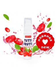 Гель-смазка Tutti-frutti со вкусом барбариса - 30 гр. - Биоритм - купить с доставкой в Ижевске