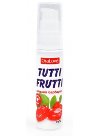 Гель-смазка Tutti-frutti со вкусом барбариса - 30 гр. - Биоритм - купить с доставкой в Ижевске