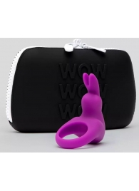 Фиолетовое эрекционное виброкольцо Happy Rabbit Cock Ring Kit - Happy Rabbit - в Ижевске купить с доставкой