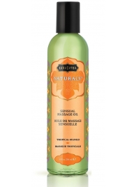 Массажное масло Naturals Tropical Mango с ароматом манго - 236 мл. - Kama Sutra - купить с доставкой в Ижевске