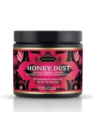 Пудра для тела Honey Dust Body Powder с ароматом клубники - 170 гр. - Kama Sutra - купить с доставкой в Ижевске