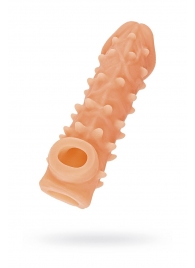 Телесная закрытая насадка с пупырышками Cock Sleeve Size S - 13,8 см. - KOKOS - в Ижевске купить с доставкой Телесная закрытая насадка с пупырышками Cock Sleeve Size S - 13,8 см. - KOKOS - в Ижевске купить с доставкой