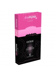 Презервативы с точками и рёбрышками DOMINO Classic Extase - 6 шт. - Domino - купить с доставкой в Ижевске