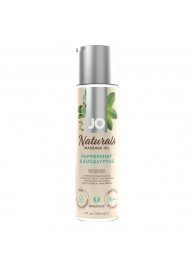 Массажное масло с ароматом перечной мяты и эвкалипта JO Naturals Peppermint   Eucalyptus - 120 мл. - System JO - купить с доставкой в Ижевске