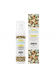 Разогревающее массажное масло с ароматом пина колада Gourmet Pina Colada - 50 мл. - Exsens - купить с доставкой в Ижевске