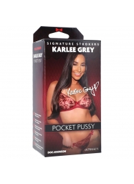 Мастурбатор-вагина Karlee Grey ULTRASKYN Pocket Pussy - Doc Johnson - в Ижевске купить с доставкой