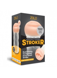 Мастурбатор-ротик ZOLO DEEP THROAT - Zolo - в Ижевске купить с доставкой