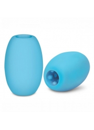 Голубой двусторонний мастурбатор MINI BUBBLE - Zolo - в Ижевске купить с доставкой