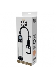 Прозрачная вакуумная помпа с манометром Deluxe Penis Pump - Dream Toys - в Ижевске купить с доставкой