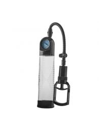 Прозрачная вакуумная помпа с манометром Deluxe Penis Pump - Dream Toys - в Ижевске купить с доставкой