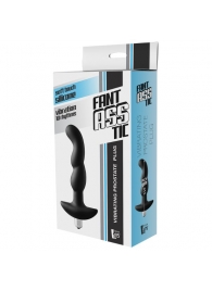 Черная вибропробка для простаты FantASStic Vibrating Prostate Plug - 14,5 см. - Dream Toys - в Ижевске купить с доставкой