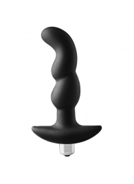 Черная вибропробка для простаты FantASStic Vibrating Prostate Plug - 14,5 см. - Dream Toys - в Ижевске купить с доставкой