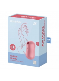 Розовый вакуум-волновой вибростимулятор Cotton Candy - Satisfyer