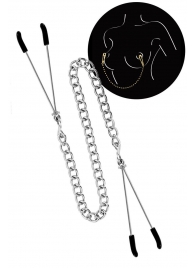 Регулируемые зажимы для сосков Sweet Caress Nipple Chain - Sweet Caress - купить с доставкой в Ижевске