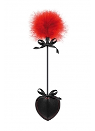 Стек с пуховкой Sweet Caress Feather Whip - 44 см. - Sweet Caress - купить с доставкой в Ижевске
