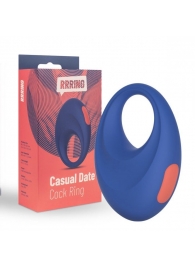 Синее эрекционное кольцо RRRING Casual Date Cock Ring - FeelzToys - в Ижевске купить с доставкой