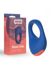 Синее эрекционное кольцо RRRING Dinner Date Cock Ring - FeelzToys - в Ижевске купить с доставкой