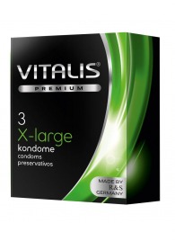 Презервативы увеличенного размера VITALIS PREMIUM x-large - 3 шт. - Vitalis - купить с доставкой в Ижевске