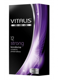 Презервативы с утолщённой стенкой VITALIS PREMIUM strong - 12 шт. - Vitalis - купить с доставкой в Ижевске