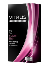 Ультратонкие презервативы VITALIS PREMIUM super thin - 12 шт. - Vitalis - купить с доставкой в Ижевске