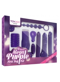 Эротический набор Toy Joy Mega Purple - Toy Joy - купить с доставкой в Ижевске