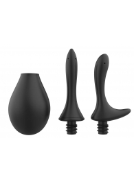 Черный анальный душ Nexus Anal Douche Set с 2 сменными насадками - Nexus Range - купить с доставкой в Ижевске