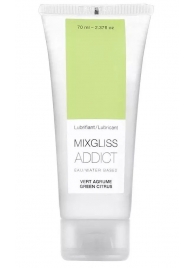 Смазка на водной основе Mixgliss Addict с ароматом цитруса - 70 мл. - Mixgliss - купить с доставкой в Ижевске