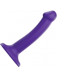 Фиолетовый фаллоимитатор-насадка Strap-On-Me Dildo Dual Density size S - 17 см. - Strap-on-me - купить с доставкой в Ижевске