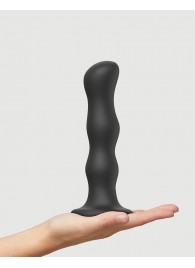 Черная насадка Strap-On-Me Dildo Geisha Balls size XL - Strap-on-me - купить с доставкой в Ижевске