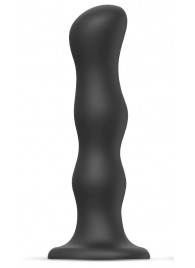 Черная насадка Strap-On-Me Dildo Geisha Balls size XL - Strap-on-me - купить с доставкой в Ижевске