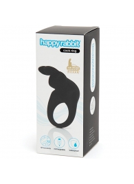 Черное эрекционное виброкольцо Happy Rabbit Rechargeable Rabbit Cock Ring - Happy Rabbit - в Ижевске купить с доставкой