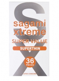 Ультратонкие презервативы Sagami Xtreme Superthin - 36 шт. - Sagami - купить с доставкой в Ижевске