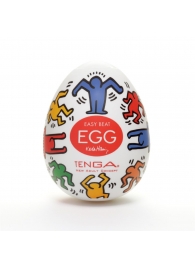 Мастурбатор-яйцо Keith Haring EGG DANCE - Tenga - в Ижевске купить с доставкой