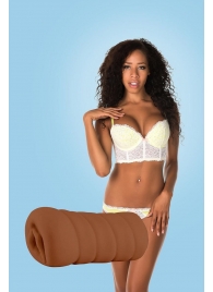 Коричневый мастурбатор-вагина BRIANNA - Dream Toys - в Ижевске купить с доставкой