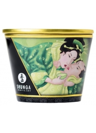 Массажная свеча Exotic Green Tea с ароматом зелёного чая - 170 мл. - Shunga - купить с доставкой в Ижевске