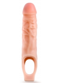 Телесная насадка на пенис 9 Inch Cock Sheath Extender - 22,2 см. - Blush Novelties - в Ижевске купить с доставкой