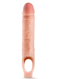 Телесная насадка на пенис 10 Inch Cock Sheath Extender - 25 см. - Blush Novelties - в Ижевске купить с доставкой