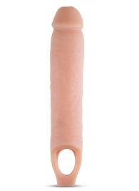 Телесная насадка на пенис 11.5 Inch Cock Sheath Penis Extender - 29,2 см. - Blush Novelties - в Ижевске купить с доставкой