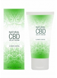 Крем-пролонгатор Natural CBD Delay Cream - 50 мл. - Shots Media BV - купить с доставкой в Ижевске