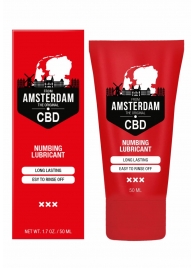 Пролонгирующий лубрикант Numbing CBD from Amsterdam - 50 мл. - Shots Media BV - купить с доставкой в Ижевске