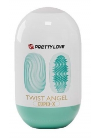 Бирюзовый мастурбатор-яйцо Twist Angel - Baile - в Ижевске купить с доставкой