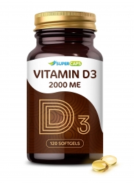 Пищевая добавка SuperCaps VITAMIN D3 2000 ME - 120 капсул - SuperCaps - купить с доставкой в Ижевске